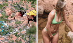 Vợ chồng Justin Bieber lộ cảnh tắm hồ nóng bỏng, Hailey bị soi để tay ở vị trí nhạy cảm 