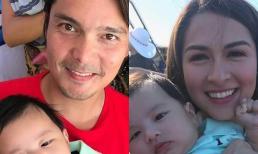 Vợ Đan Trường khoe ảnh vợ chồng mĩ nhân đẹp nhất Phillipine Marian Rivera bế quý tử Thiên Từ