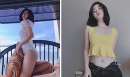 Từng bị chê giống 'đuông dừa', bạn gái hot girl của Huy Hùng quyết tâm giảm cân, khoe dáng gợi cảm