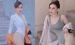 Người mẫu Linh Phương khoe đường cong nóng bỏng 'hớp hồn' cánh mày râu