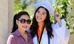 Hồng Đào khoe con gái út xinh đẹp, cao 1m7 vừa tốt nghiệp cấp 3 ở Mỹ
