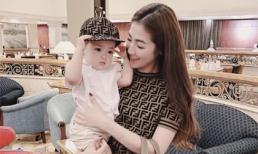 Dung mạo mới cực đáng yêu của con trai Á hậu Tú Anh