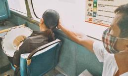 Vợ mắng 'ông cút đi' ngay trên xe bus, hành động của chồng mới thật đáng phục