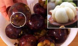 Khi ăn măng cụt, thịt bên trong màu vàng có ăn được không? 