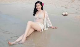 Body nuột nà của Hoa hậu Đền Hùng Giáng My khi diện bikini ở tuổi 49