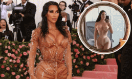 Kim Kardashian gây kinh hãi với vòng eo nhỏ đến đáng sợ 