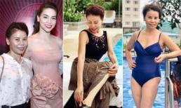 Ngoài 60 tuổi, phong cách thời trang của mẹ Hồ Ngọc Hà sành điệu chẳng kém gì gái trẻ 