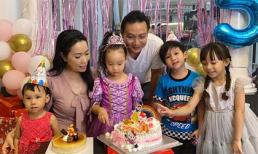 Vợ chồng Á hậu Trịnh Kim Chi tổ chức tiệc sinh nhật 5 tuổi cho con gái út