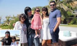 Dù ly hôn, bố mẹ Hà Anh vẫn vui vẻ như hai người bạn khi đi du lịch cùng các con