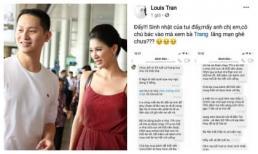 Chồng Việt Kiều của trang Trần phản ứng bất ngờ khi Trang Trần gửi tin nhắn chúc mừng sinh nhật