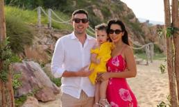 Vợ chồng Hà Anh tổ chức sinh nhật 'hoành tráng' trên bãi biển cho con gái