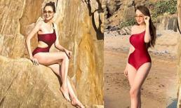 Lâu lắm rồi mới thấy Hoa hậu Diễm Hương đăng ảnh mặc bikini lên trang cá nhân
