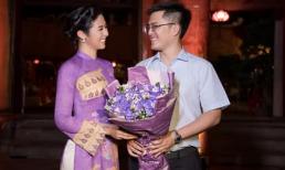 Chồng chưa cưới đến ủng hộ Hoa hậu Ngọc Hân tại sự kiện