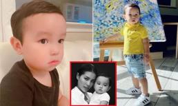 Loạt ảnh mới toanh cực yêu của con trai Hoa hậu Phạm Hương