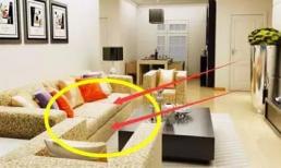 Không bao giờ đặt ghế sofa trong phòng khách như thế này! Những ông chủ giàu có không làm điều đó
