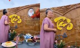 Cháu ngoại thầy Văn Như Cương chia sẻ khoảnh khắc xúc động của bà bên cạnh mộ ông nhân 83 năm ngày sinh cố PGS