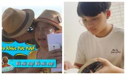 Sau 6 năm tham gia 'Bố ơi mình đi đâu thế', nhóc tỳ mít ướt nhà Hoàng Bách ngày càng ra dáng 'soái ca'