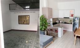 Mua nhà cấp bốn cũ, trống huơ trống hoác, vợ chồng trẻ cải tạo thành không gian sống hiện đại 