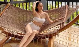 Lương Thùy Linh khoe body bỏng mắt với bikini