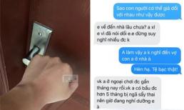 Vợ bầu 5 tháng bị ngã sảy thai phải nghỉ dưỡng, chồng ra ngoài 'chăn gái' bị tiểu tam mắng ngược: 'Hèn hạ, tệ bạc thật'