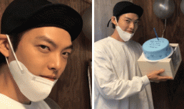 Kim Woo Bin để mặt mộc đón sinh nhật đầu tiên khi “về chung nhà” với Shin Min Ah 