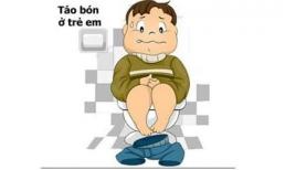 Đẩy lùi tận gốc táo bón lâu ngày ở trẻ em