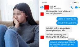 Người yêu cũ quá thâm, chuyển khoản mừng cưới 100 triệu còn không quên 'cà khịa' cực gắt