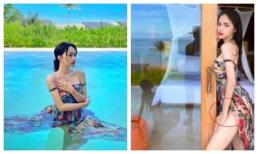 Hương Giang diện váy maxi cực thướt tha, dù lộ nội y nhưng vẫn được khen tinh tế