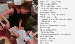 Mẹ trẻ chi tiêu gần 162 triệu/tháng chưa kể tiền đi du lịch khiến dân mạng tranh cãi