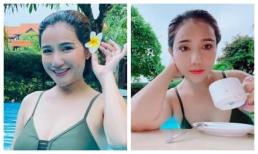 Bị thương trên mặt ở phim trường, Cát Tường hồi phục nhan sắc nhanh chóng và tự tin khoe body cực bốc