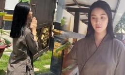 Từng có ý định tự tử vì bị nghi dính líu đường dây bán dâm, Hoa hậu Jolie Nguyễn đi chùa sau ồn ào