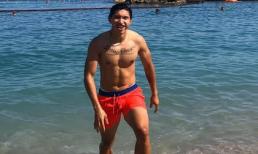 Văn Hậu khoe thân hình vạm vỡ, chốt thời điểm trở về Việt Nam