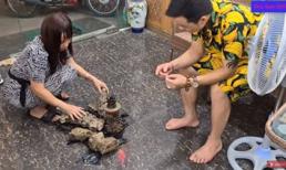 Cô dâu 62 tuổi ở Cao Bằng gây tranh cãi khi bắt chồng trẻ dùng tay đào bằng được 'cổ vật' để đem về nhà mới