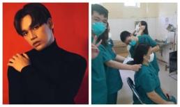 Nguyễn Trần Trung Quân chia sẻ ảnh độc và xúc động: Y bác sĩ tại bệnh viện Đà Nẵng cắt mái tóc dài để thuận tiện chống dịch