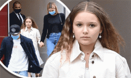 Tiểu thư nhà David Beckham bỗng già chát vì kiểu tóc xoăn 