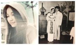 Kim Hiền đăng ảnh cưới hiếm hoi thời trẻ của ba mẹ, nhan sắc đúng 'không phải dạng vừa'