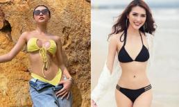 Hoa hậu Tường Linh khoe body nóng bỏng nhưng vòng một quá khủng khiến cô bị nghi 'dao kéo'