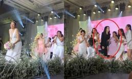 Clip 'bà bầu' Thuý Vân với màn tung hoa cưới gây sốt, Hương Giang chiếm spotlight với biểu cảm ê chề