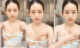 Mặc váy không nội y, Thúy Vi để lộ điểm nhạy cảm