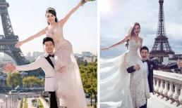 Ảnh cưới của Âu Hà My - Trọng Hưng lại bị phát hiện y hệt concept của Huỳnh Hiểu Minh - Angela Baby