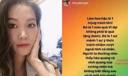 Sau 12 năm đăng quang, Thuỳ Dung định nghĩa 'Hoa hậu'