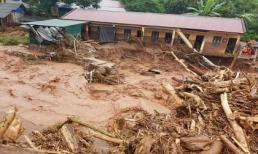 Điện Biên: Lũ quét kinh hoàng cuốn trôi nhiều nhà cửa, trường học bị ngập trong nước đến gần 3m