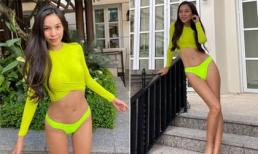 Hiền Thục đăng loạt ảnh diện áo tắm, fan tò mò hỏi bí quyết để có eo thon phẳng lì sau sinh nở