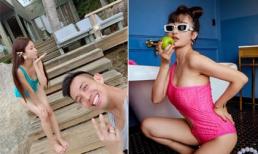 Liên tục đăng ảnh diện áo tắm tạo dáng 'lồng lộn', ai ngờ vợ hai Minh Nhựa lại chưa biết bơi 