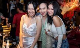 Đinh Ngọc Diệp đọ sắc bên 2 gái xinh đình đám Vbiz hậu sinh nở