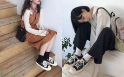 Đôi giày nhỏ màu trắng đã lỗi thời! 'Giày bánh quy' phổ biến trong năm nay, nam giới và phụ nữ mang nó đều trẻ trung phong cách trong giây lát