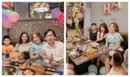 'Ông hoàng cải lương' Kim Tử Long cùng vợ ba dự sinh nhật con gái, hội ngộ vợ cũ xinh như hoa