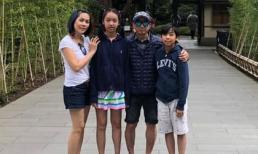 Trường Vũ hiếm hoi đăng ảnh cả gia đình, cô con gái 'rượu' gây chú ý vì chiều cao vượt cả bố