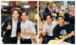 Hơn đàn em cả giáp, Đan Trường vẫn lấn lướt Ngô Kiến Huy và Jun Phạm về độ trẻ trung khi để cùng một kiểu tóc