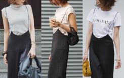 Làm sao để phụ nữ trung niên bụng to trông gầy khi mặc quần áo? Nhìn các blogger Nhật mặc thế này, nhẹ nhàng và che khuyết điểm